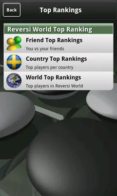 Reversi World android App screenshot 10