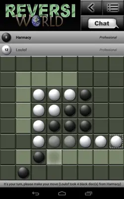 Reversi World android App screenshot 1